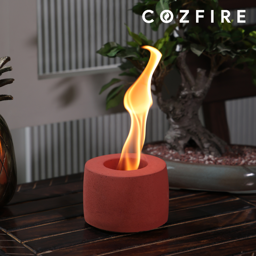 Tabletop Round Fireplace - Cozfire