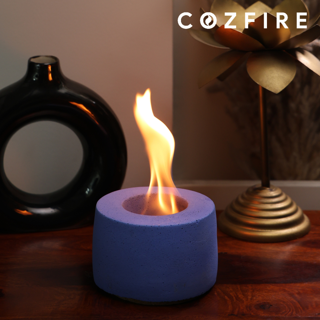 Tabletop Round Fireplace - Cozfire