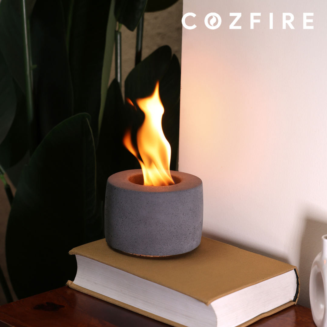 Tabletop Round Fireplace - Cozfire