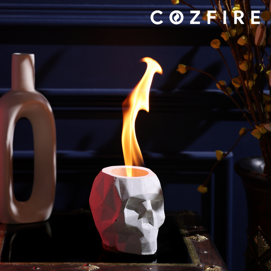Tabletop Skull Fire Pit - Cozfire