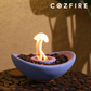 Curve Bowl Tabletop Fire Pit (with Stones) - Cozfire