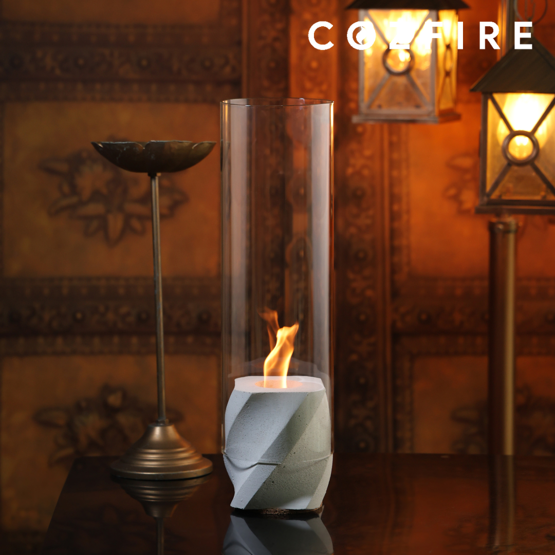 Dancing Fire Lamp + Glass - Cozfire