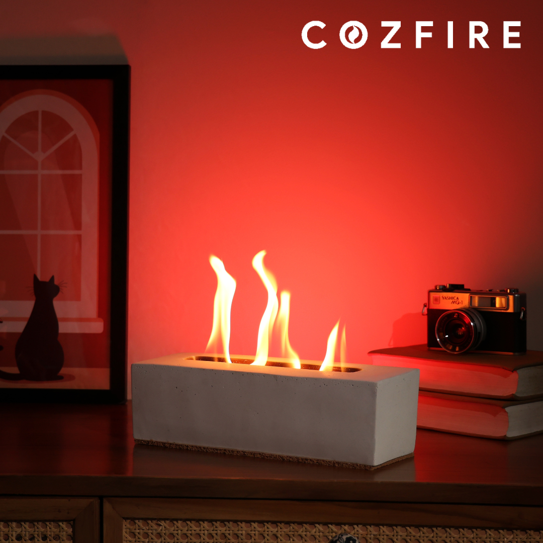 Tabletop Rectangular Fireplace - Cozfire
