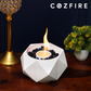 Hexglow Tabletop Fire Pit (with Stones) - Cozfire