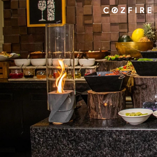 Cozfire - Dancing Fire Lamp + Glass - Cozfire