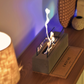 Tabletop Rectangular Fireplace (with Safety-Glass)