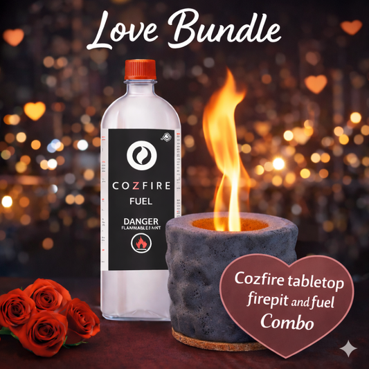 Valentine’s Special Bundle 3: (Valcano Fire Pit + Fuel Bottle) - Cozfire