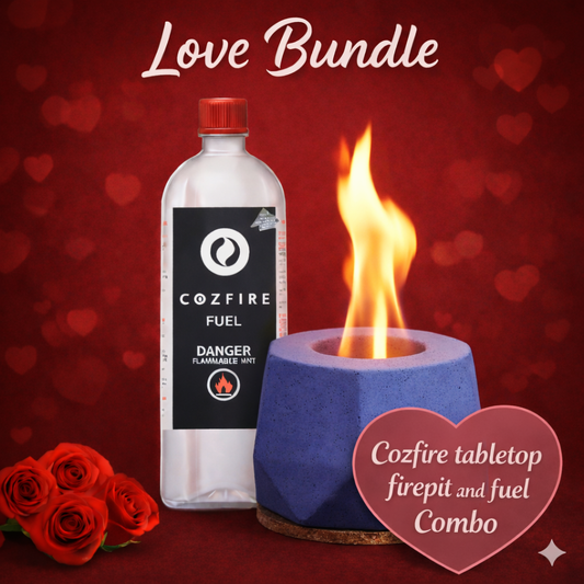 Valentine’s Special Bundle 2: (Prism Fire Pit + Fuel Bottle) - Cozfire