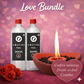 Valentine’s Special Bundle 6: (Curve Bowl Fire Pit + 2x Fuel Bottle) - Cozfire