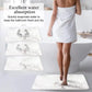 INSTAMAT - Stone Bath Mat (White Marble)  - Diatomaceous Earth Shower Mat - Cozfire