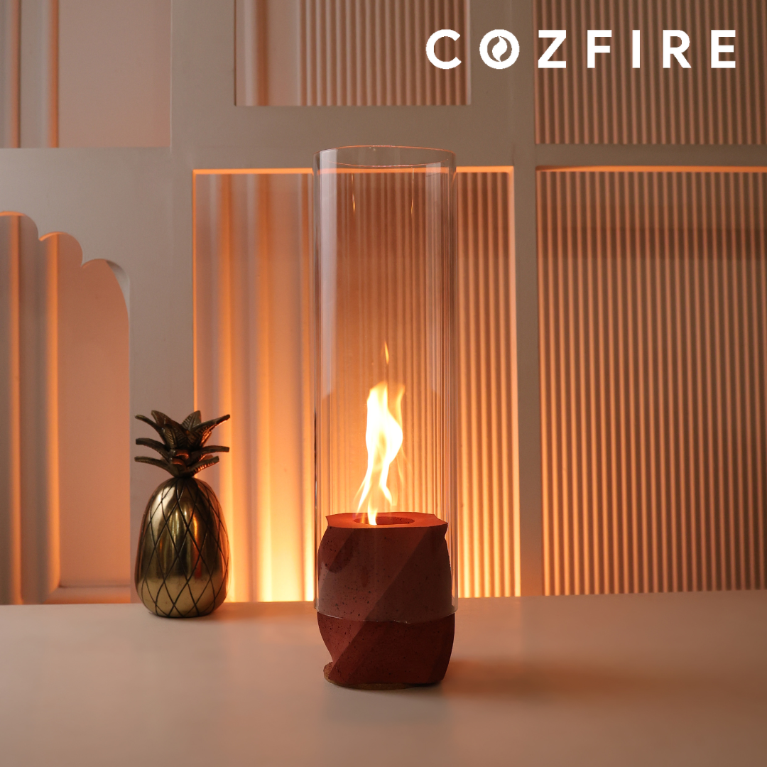 Dancing Fire Lamp + Glass - Cozfire