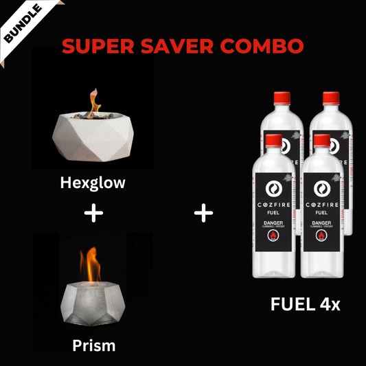 Special Firepit Bundle 10: Hexglow + Prism + Fuel 4x (Copy)