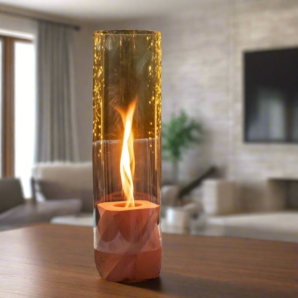 Dancing Fire Lamp + Glass - Cozfire