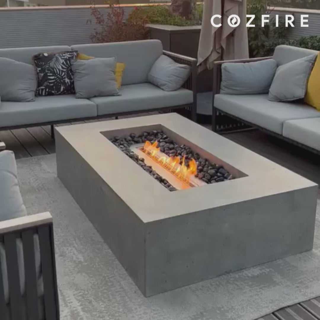 Coz Fire Table LPG Gas Indoor Outdoor Elegance Cozfire