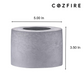 Cozfire Tabletop Round Fireplace - Portable Fire Pit for Indoors & Outdoors